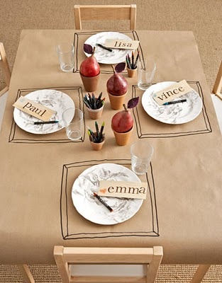 Wedding Reception Kids’ Table Ideas