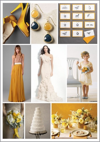 3 Beautiful Wedding Color Palettes for 2013