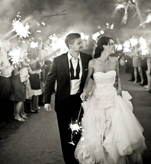 The Wedding Sparkler Send Off