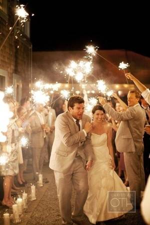 The Wedding Sparkler Send Off