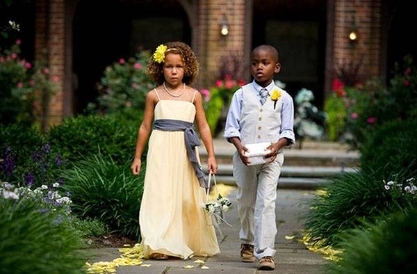 The Wedding Processional Order Flower Girl and Ring Bearer